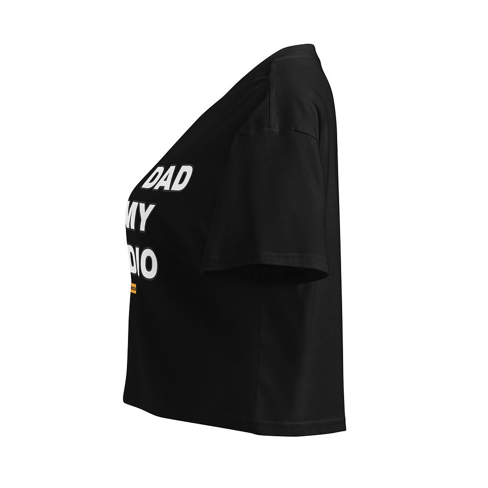 Thumbnail: YOUR DAD IS MY CARDIO 2.0 TEAMJOSHHEZZA Women’s crop top