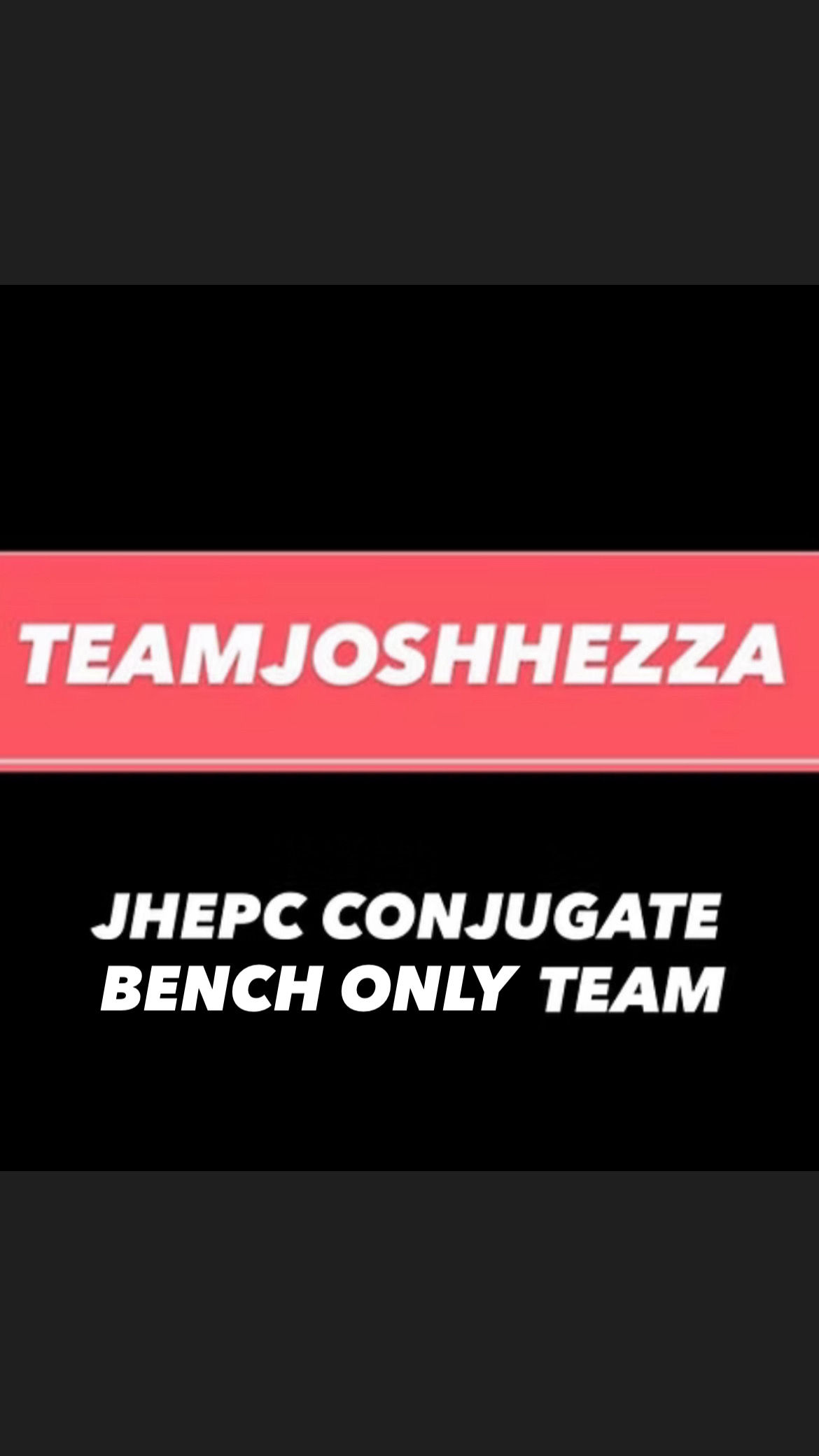 JHEPC Conjugate Bench Only Team (Online Group Coaching)