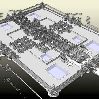 Plan du temple de Banteay Chhmar