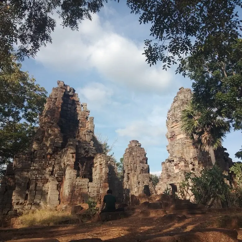 Découverte du temple hindou Ek Phnom