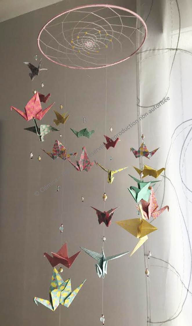 mobile origami acidulé
