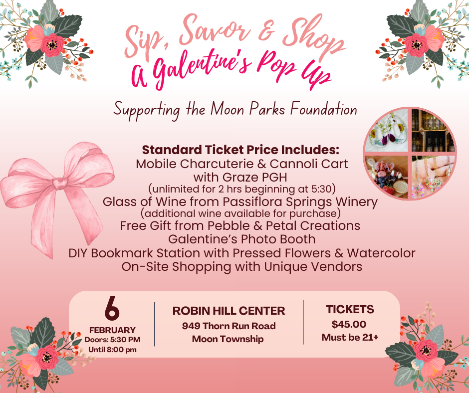 (SOLD OUT) Sip, Savor & Shop: A Galentine's Pop Up (Ticket Purchase Required)
