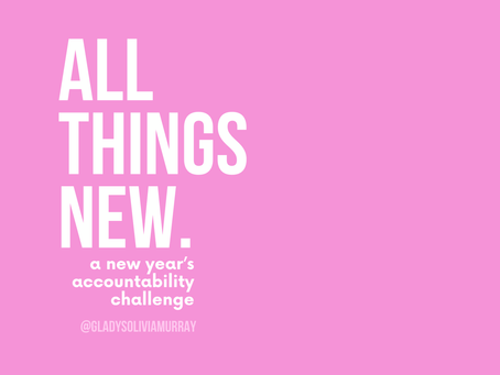 All Things New