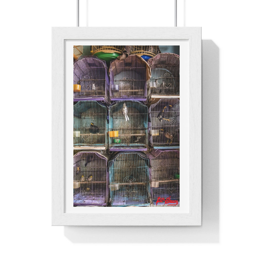 Bird Cages Premium Framed Vertical Poster