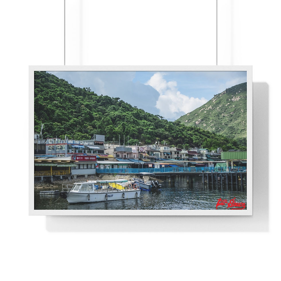 Thumbnail: Hong Kong Premium Framed Print