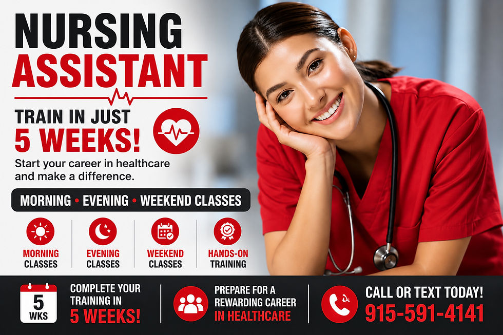 🩺 Nursing Assistant Training in El Paso, Texas | CTI