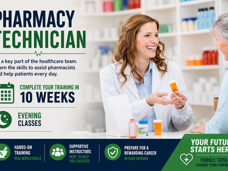 👉 10 Weeks From Now, You Could Be Working in a Pharmacy