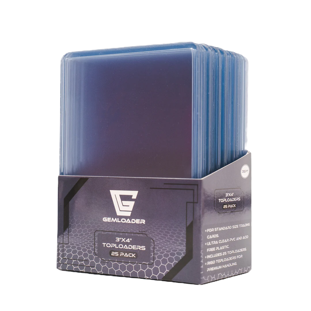 25 x Top Loader Ultra-Clear 3"x4"