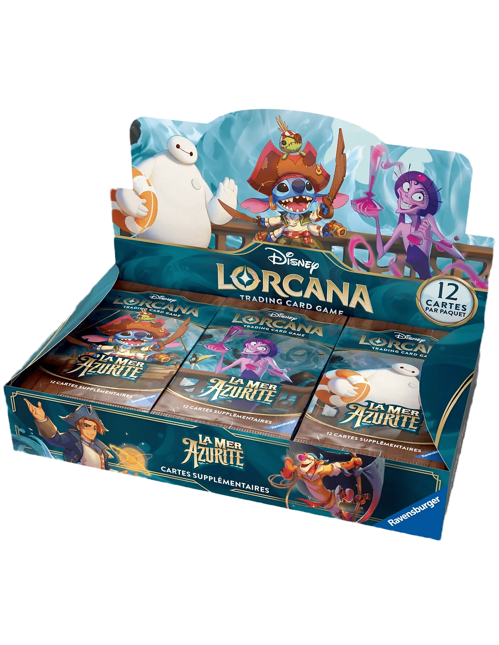 Display Lorcana Chapitre 6  Mer Azurite 24 boosters FR Disney Card