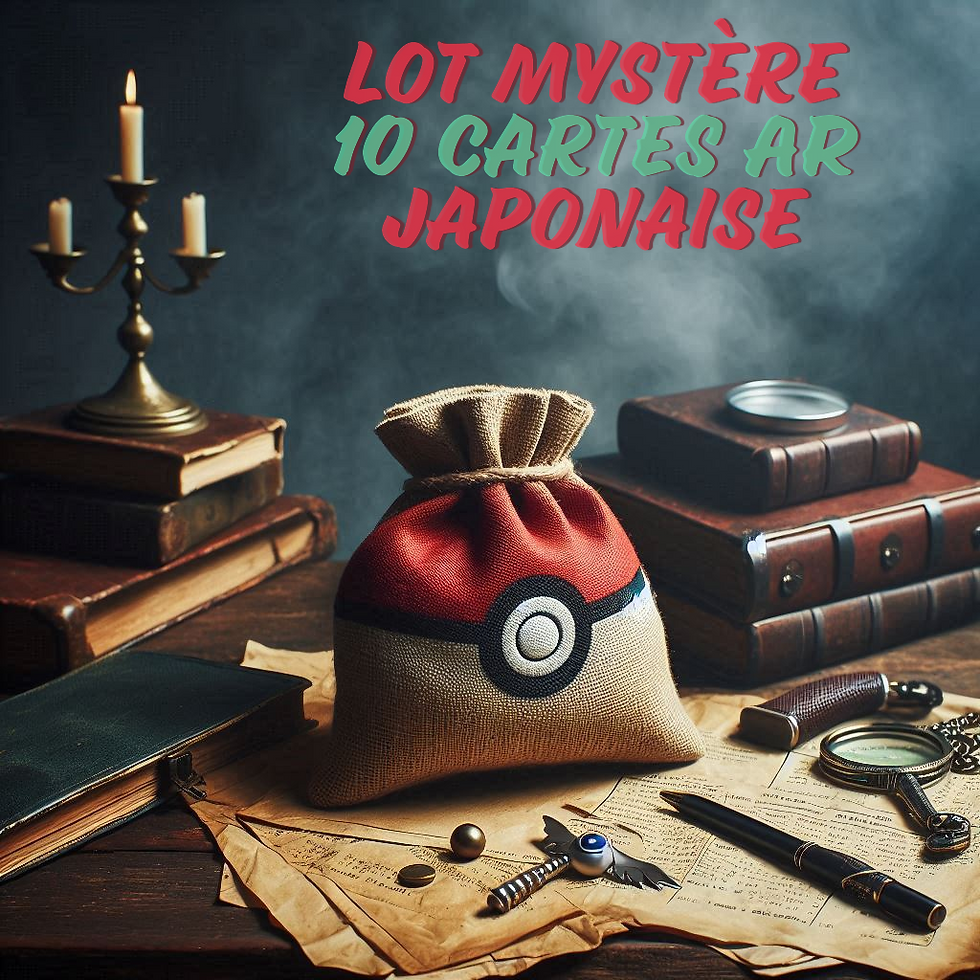 Lot Mystère de 10 Cartes Pokémon Officielles Japonaises - Art Rare