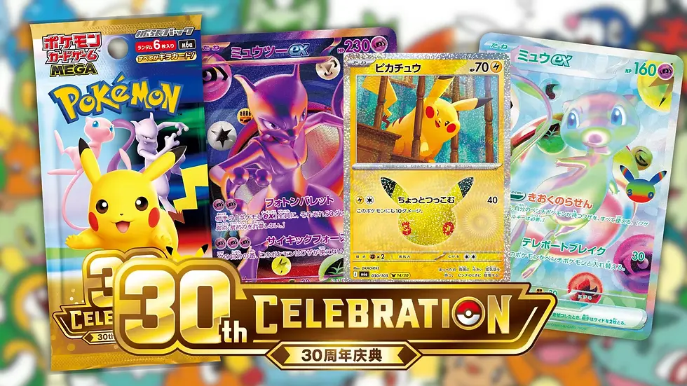 Miniature : Display Pokémon 30th Celebration - M6A - Japonais