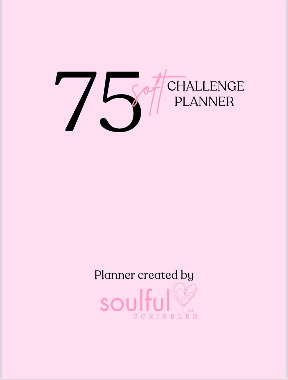 75 Soft Challenge Planner (Digital File)