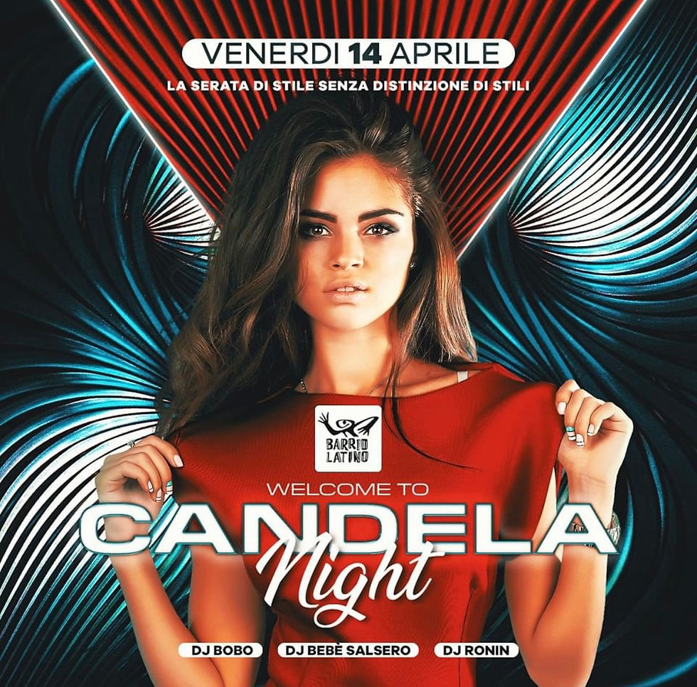 Venerdì 14/04 - Barrio Latino - Candela Night