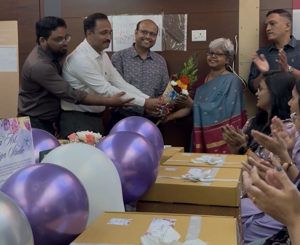 A warm welcome by the team leaders at the Digha, Navi Mumbai Office!