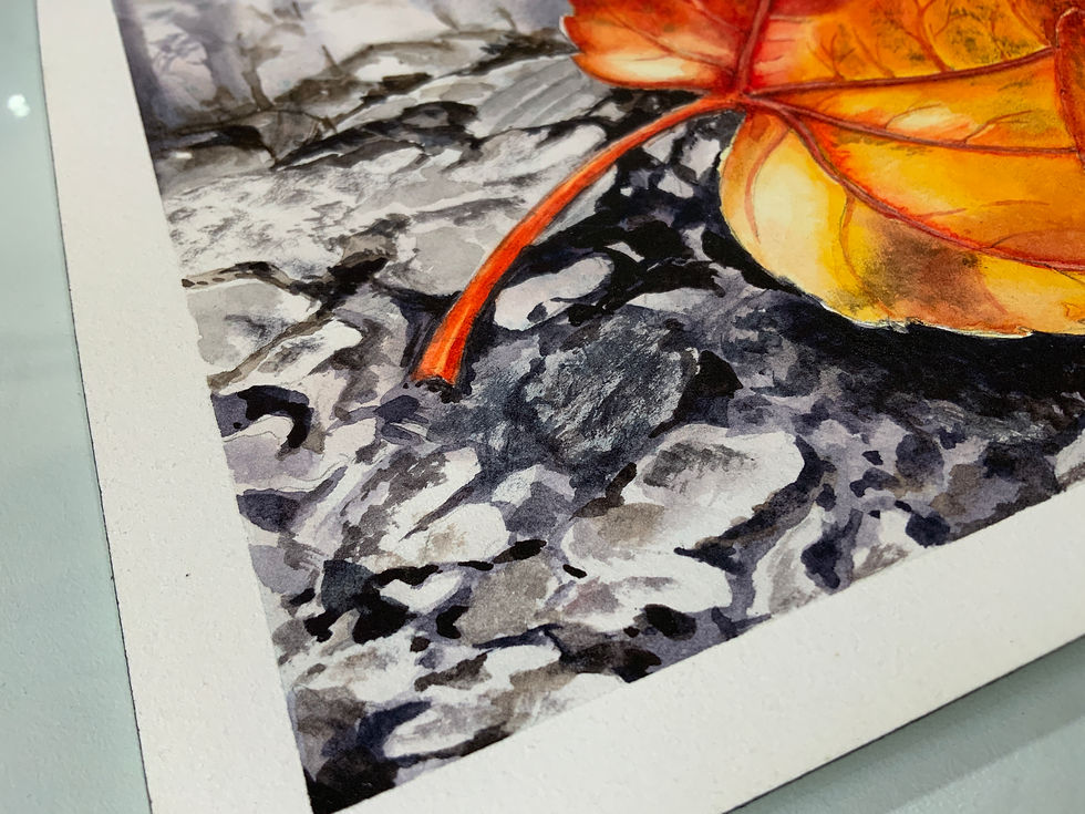 Thumbnail: The Lone Leaf  - Art Print