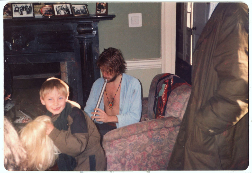 Eimhin, my son, and Liam O'Maonlai