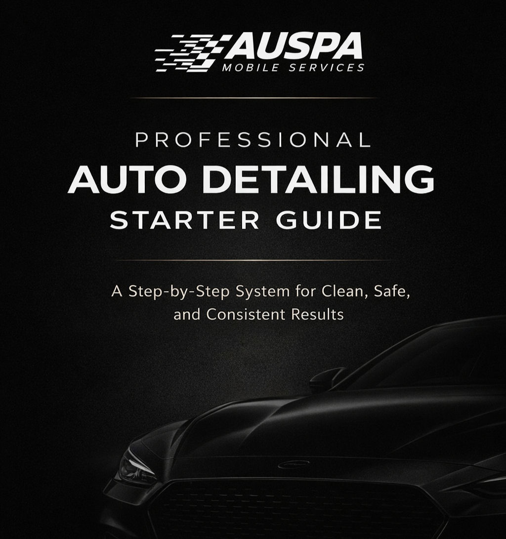 AUSPA Professional Auto Detailing Starter Guide (Digital Download)