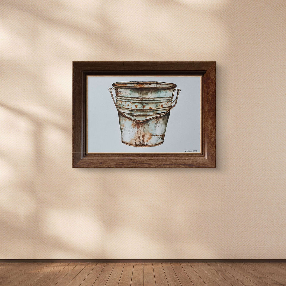 Rusty Iron Jump - Printed Poster - A4 | A3