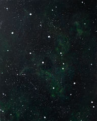Taurus zodiac galaxy painting