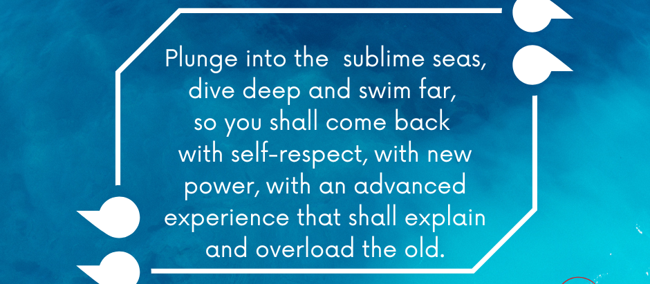 Plunge, Swim Far, Dive Deep