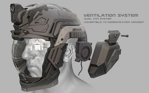 P3 Tactical Helmet | SRU Bullpup Chassis