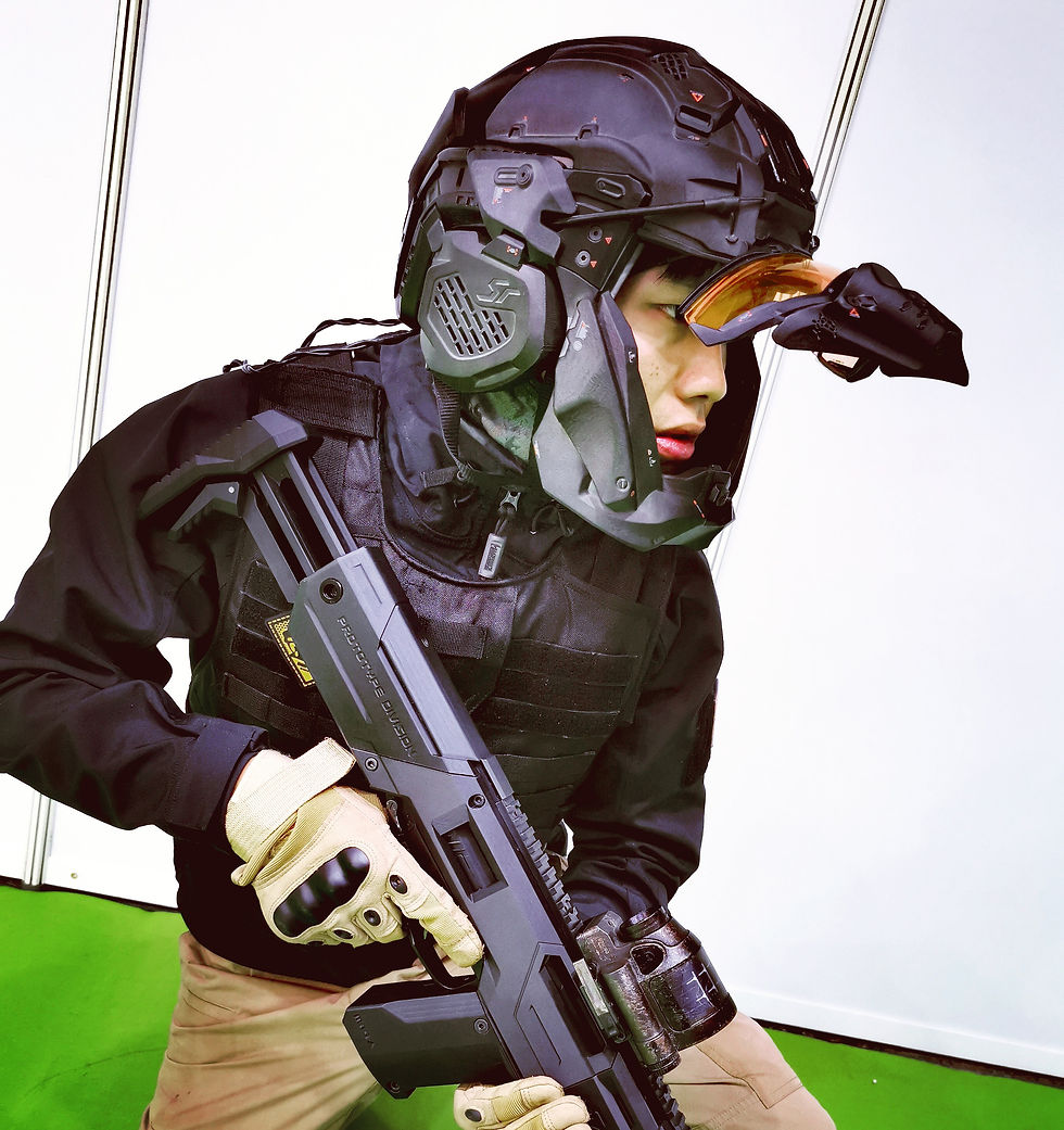 Thumbnail: Tactical Helmet Set-With Transparent lens (include FAST Helmet)