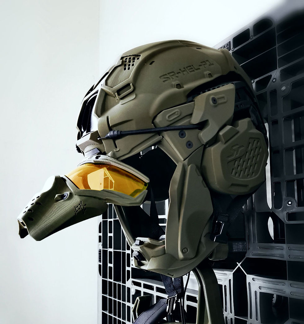 Thumbnail: Tactical Helmet Set-With Transparent lens (include FAST Helmet)
