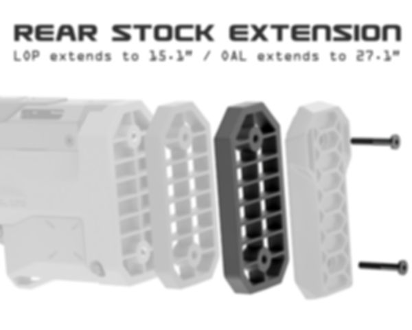 SRUNA-22 Rear Stock Extension