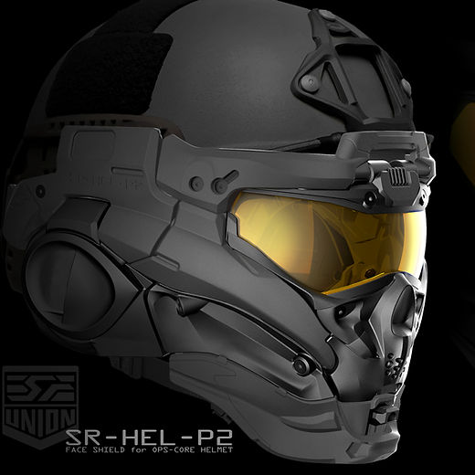 Tactical Helmet Kit- Type II(Transparent Lens) | SRU AIRSOFT