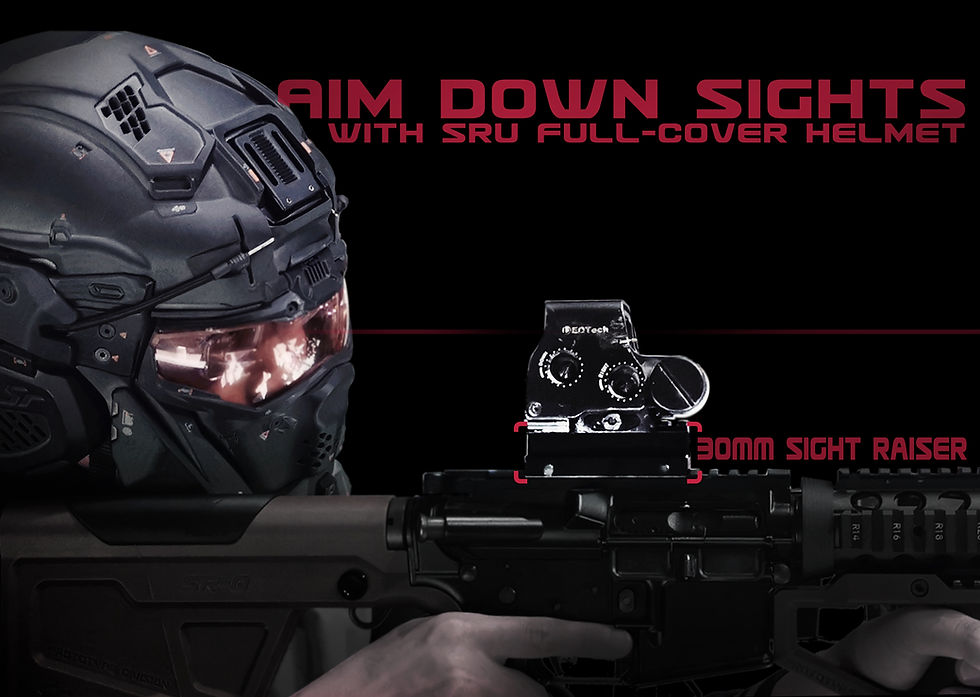 Thumbnail: Tactical Helmet Set-With Transparent lens (include FAST Helmet)