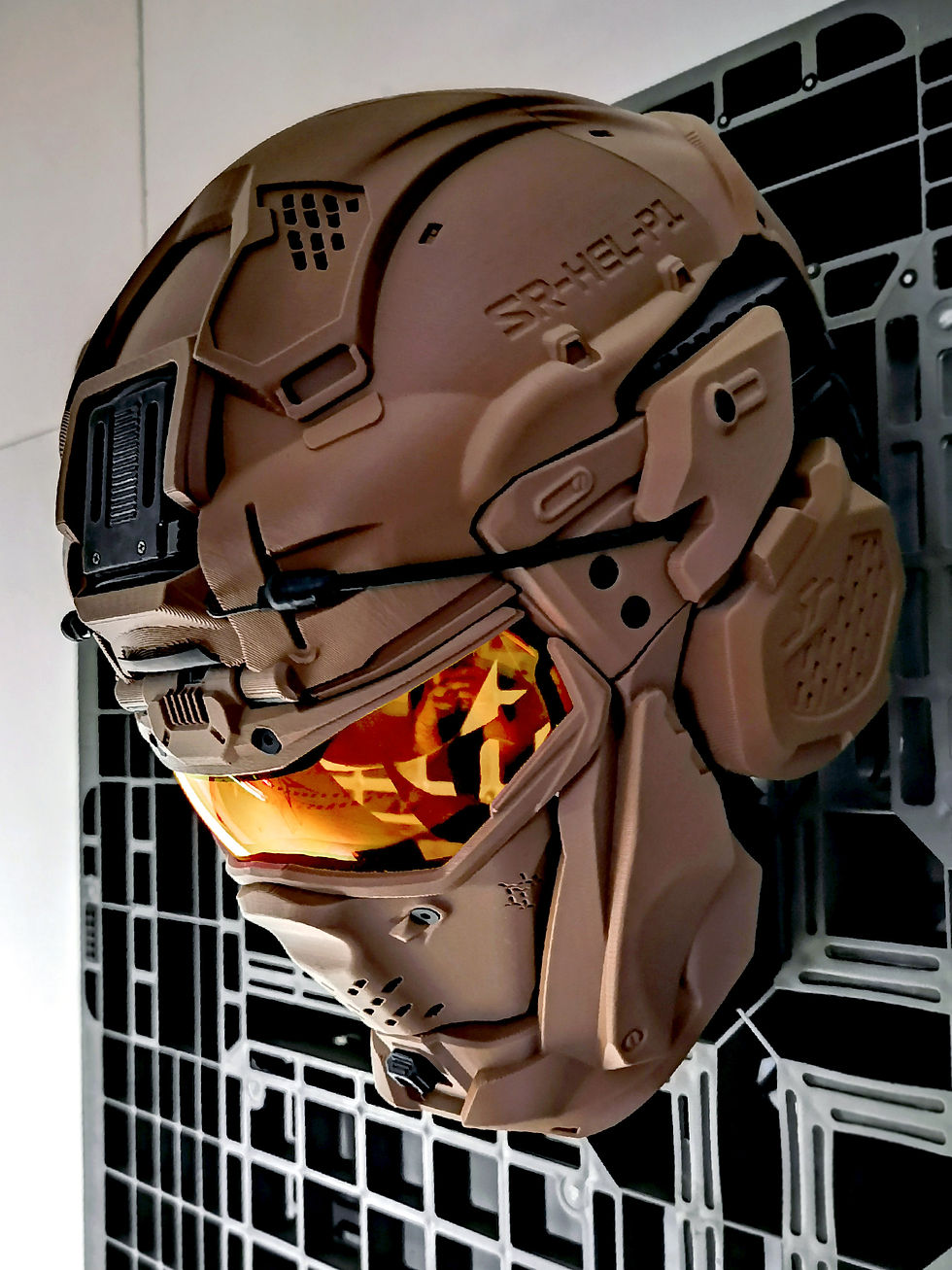 Thumbnail: Tactical Helmet Set-With Transparent lens (include FAST Helmet)