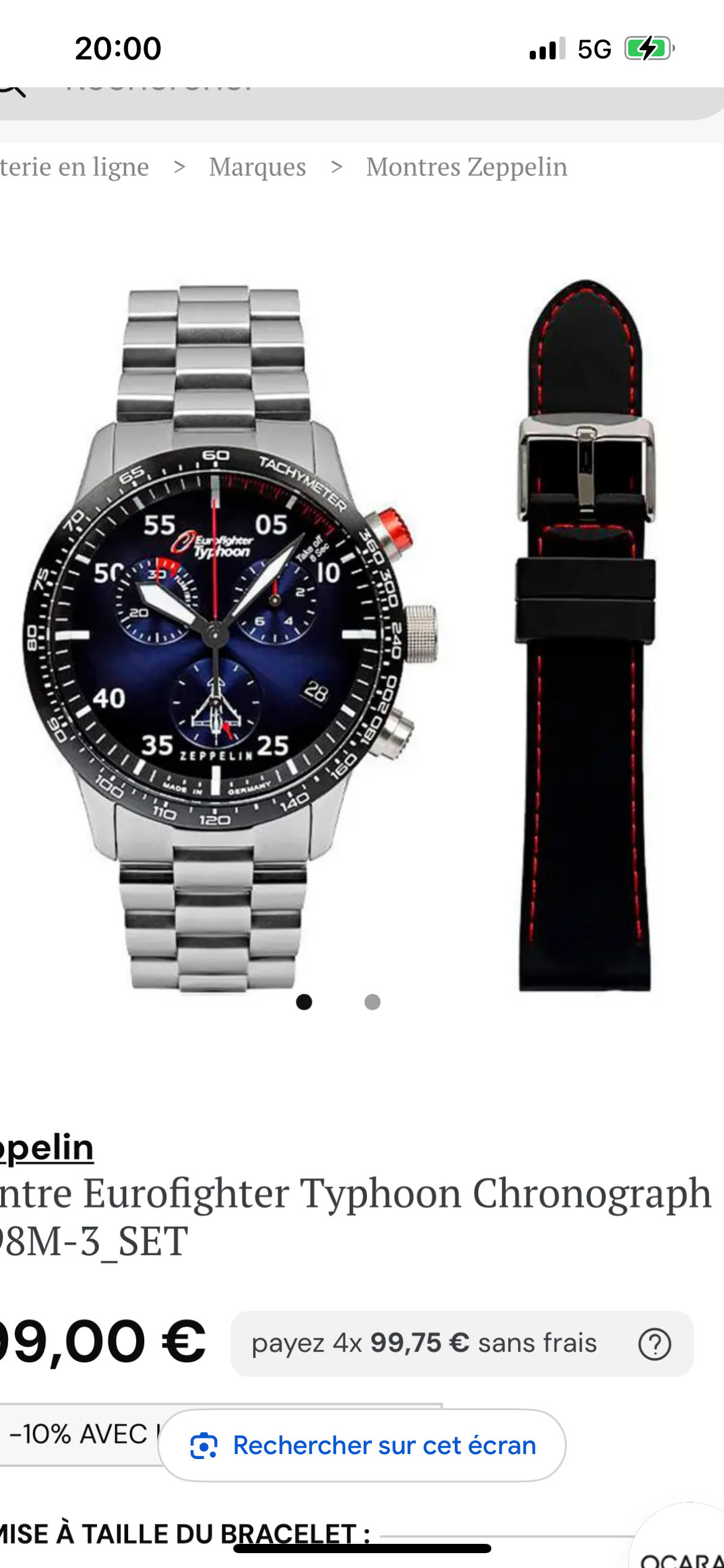 Zeppelin thyphoon 7298M3 /quartz/399€-15/