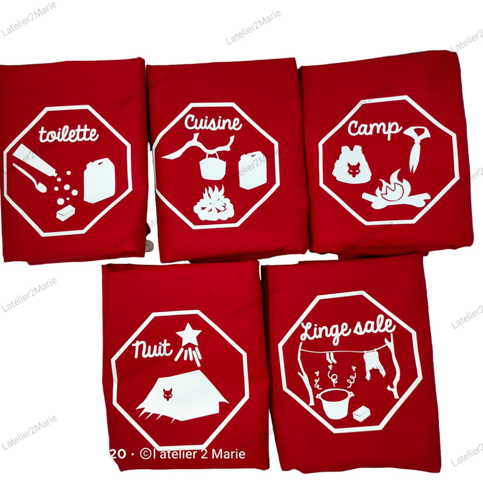 lot de 5 sac taille guide + 1 offert (flexé)