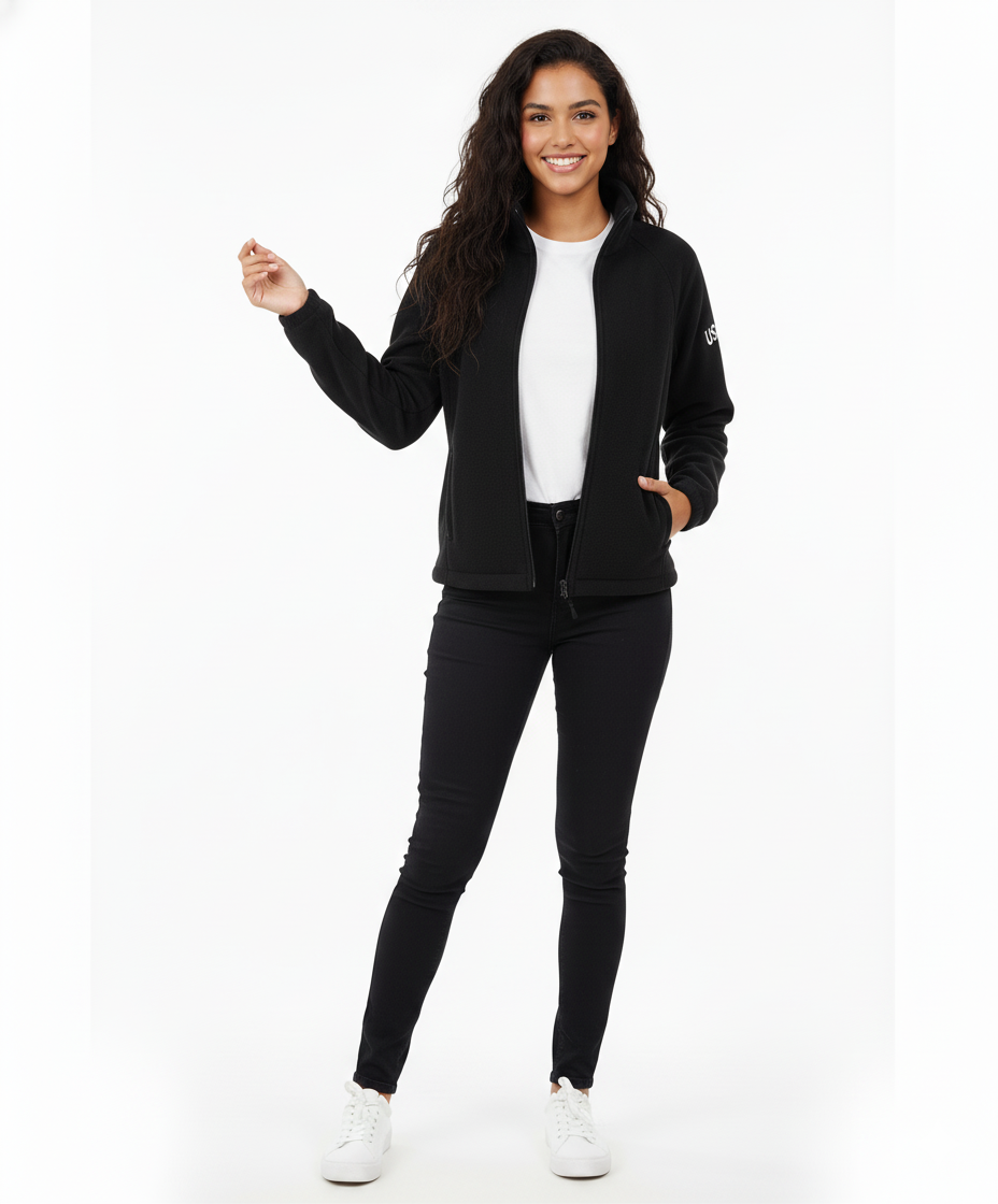 Polar Negro - Logo bordado personalizado