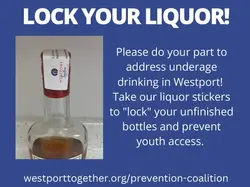 Liquor Stickers are Back Westport package stores join educational campaign around underage drinking