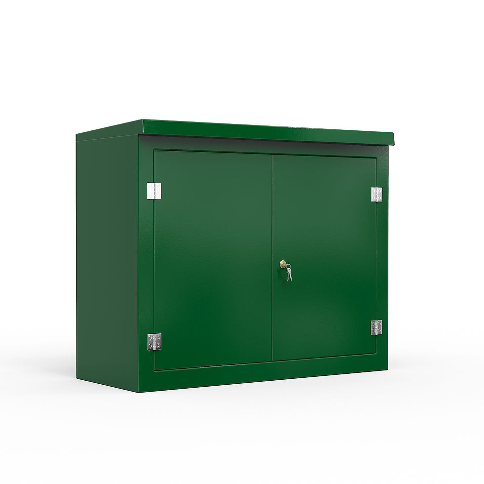 Thumbnail: MODEL: D2 size:W1025mm x D450mm x H840mm GRP Electric Enclosure, Kiosk, Cabinet,