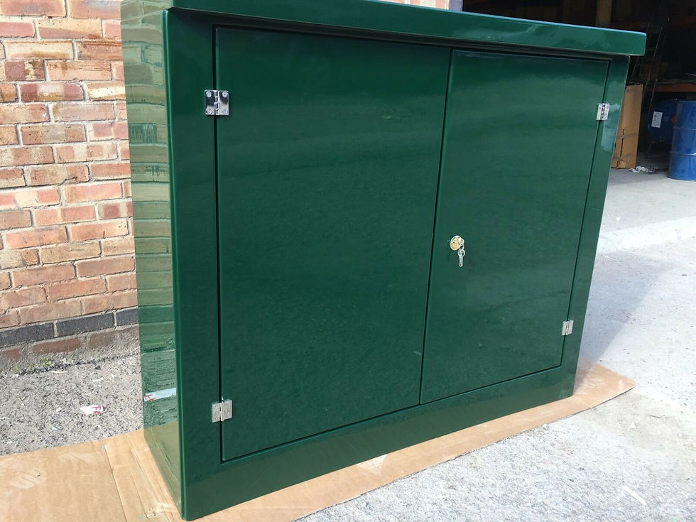 Thumbnail: MODEL: D5 size:W1500mm x D700mm x H1300mm Electric Enclosure, Kiosk.