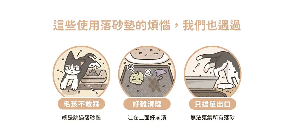 縮圖：汪喵星球 矽膠拼接落砂墊