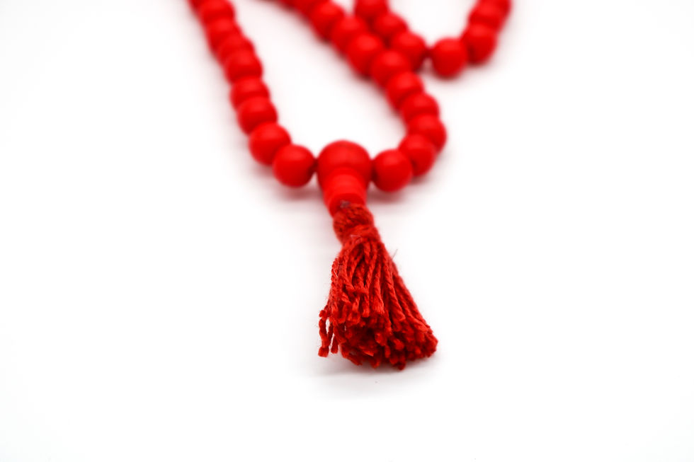 Thumbnail: 108 Bone Prayer Mala Necklace | POWER | Meditation necklace