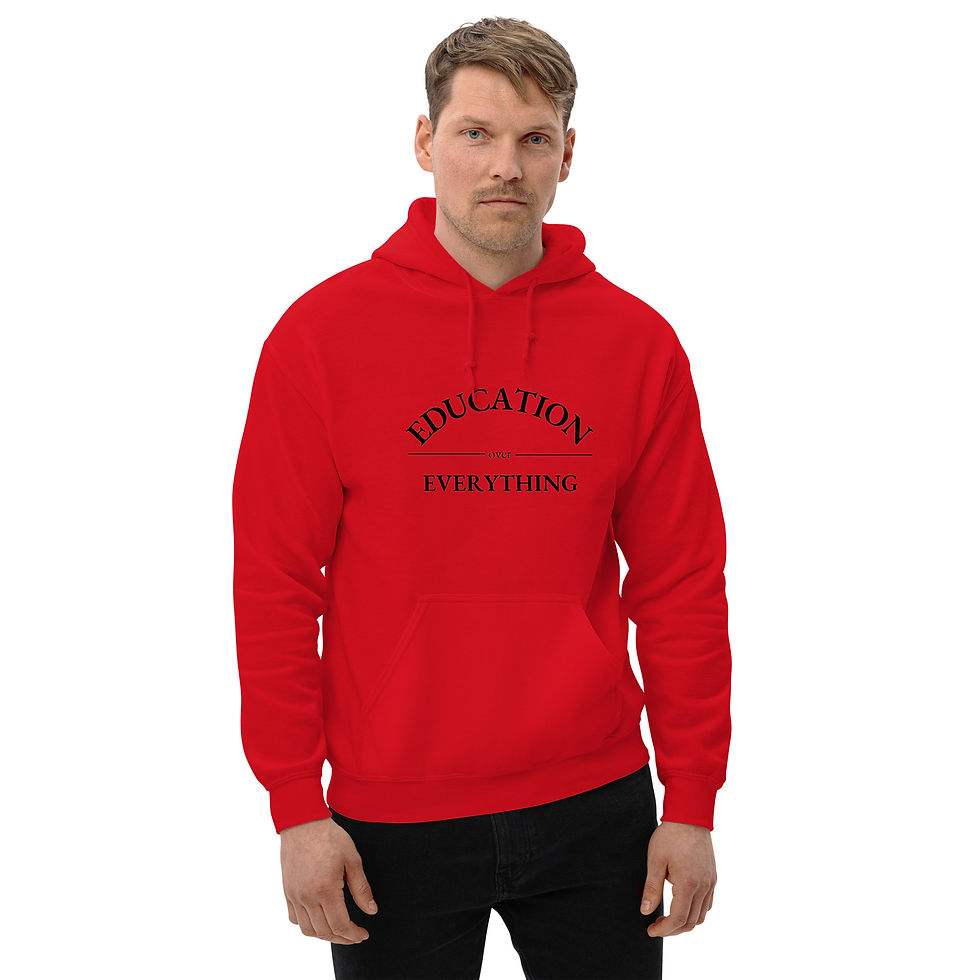 Thumbnail: Education over Everythin Unisex Hoodie