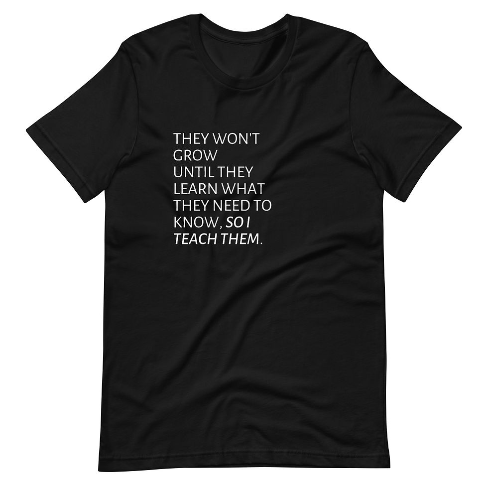 So I Teach Them (White) Unisex T-Shirt