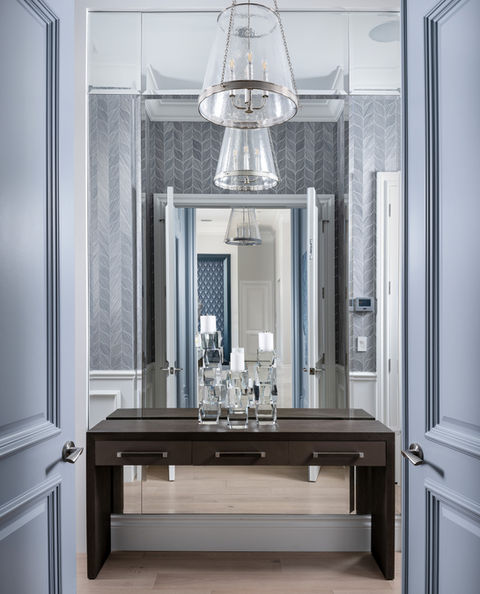 a hallway contemporary elegance, luxury finishes, Kalea Bay, Naples, FL, 