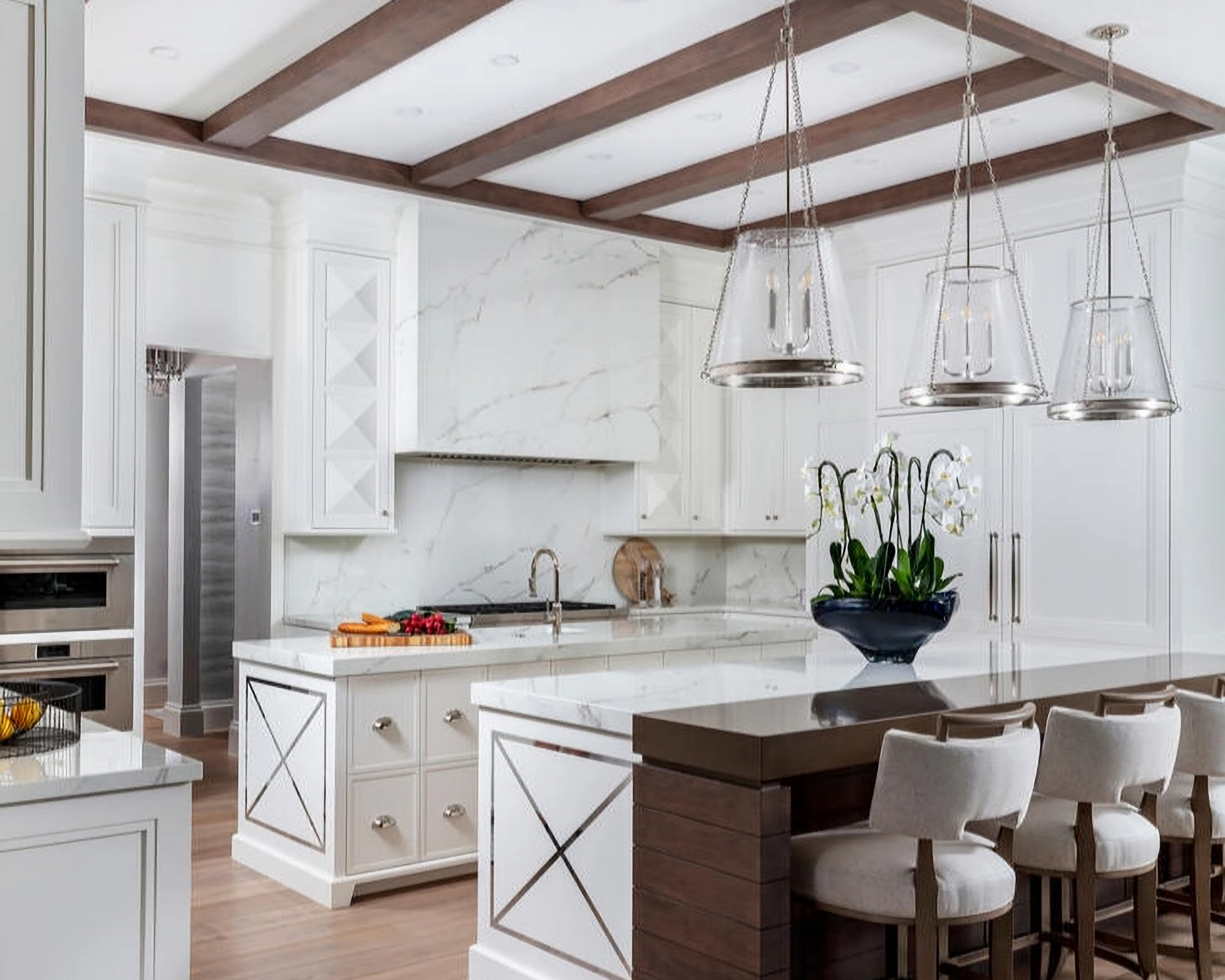 This kitchen makes the home feel bright, refined, and naturally connected to everyday living.