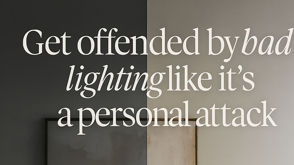 WARM WHITE BULBS, PEOPLE. WARM. WHITE. (That cool blue LED? We’re not speaking to it.)