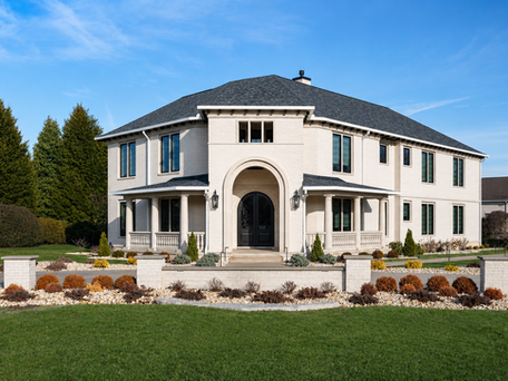 Westlake Ohio custom home with interior architecture and interior design by J. Lynn Design Group, built by Keystate Homes.