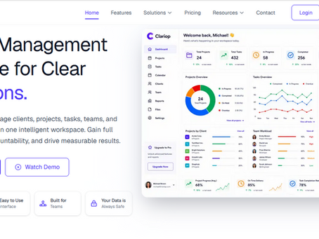 Clariop: Simplifying Modern Digital Solutions for Growing Businesses