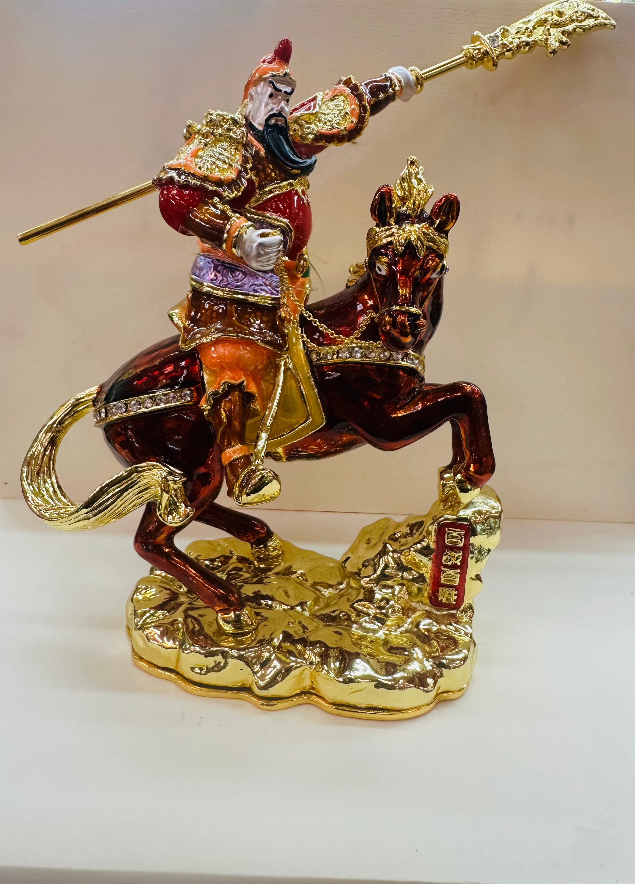Kuan Kung On The Horse 