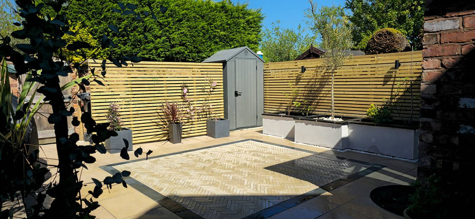 Beautiful small garden space in Hawarden