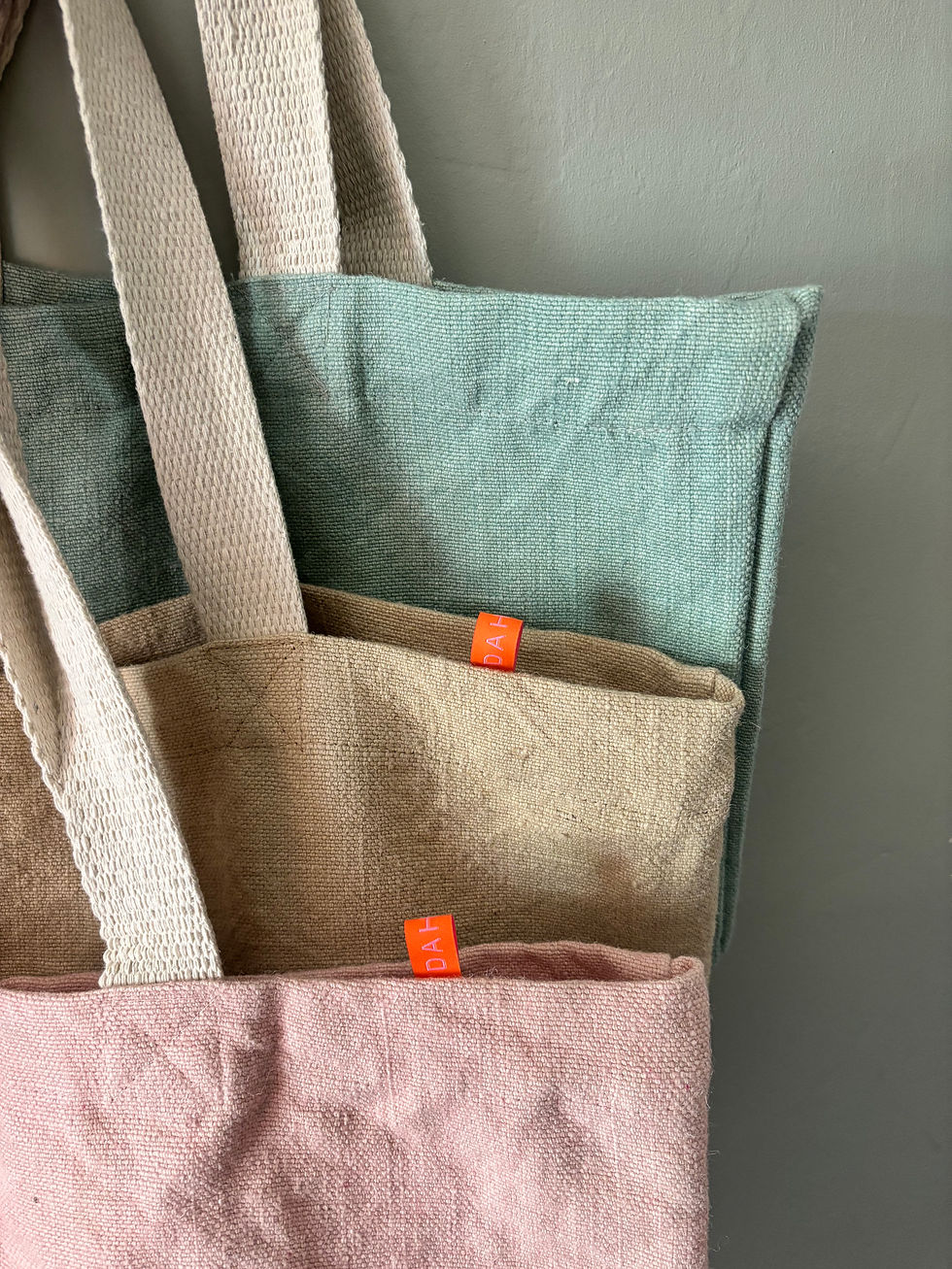 Thumbnail: pebble soft washed jute bag 