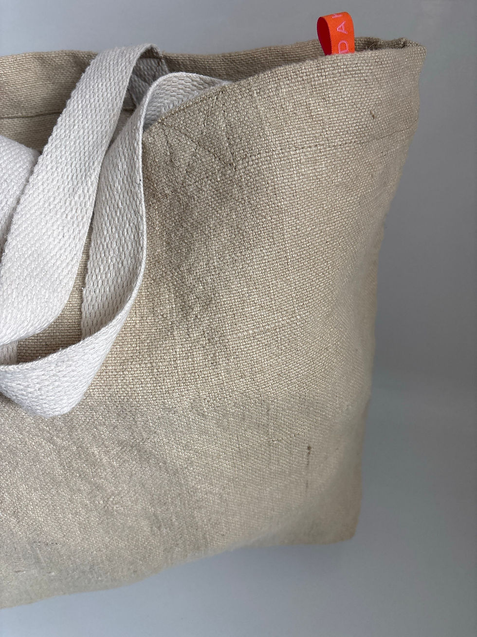 Thumbnail: pebble soft washed jute bag 